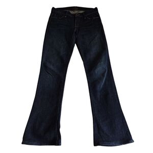 MOTHER Midnight Blue Wide Leg Jeans